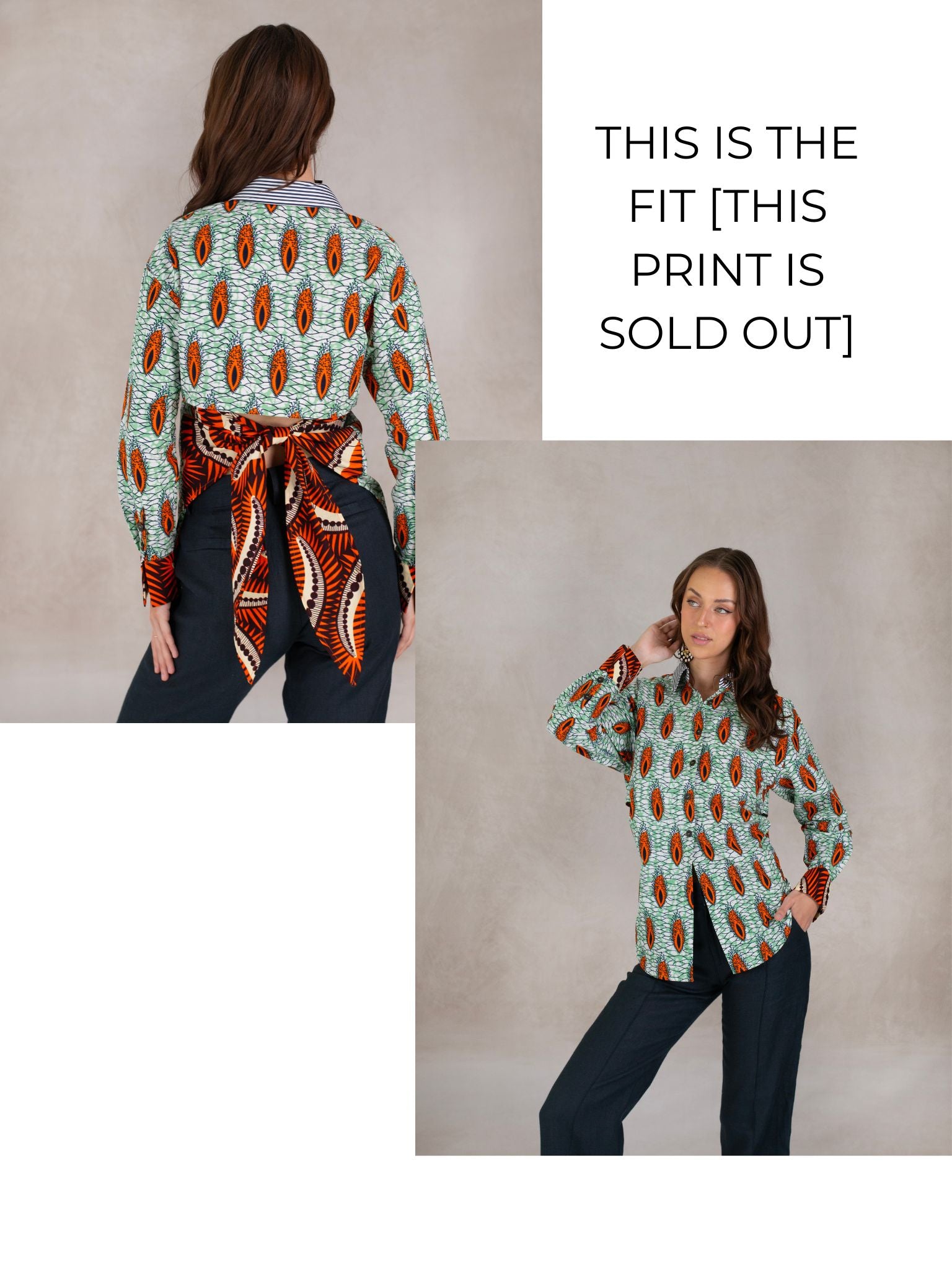 Zuri Mixed Print Shirt